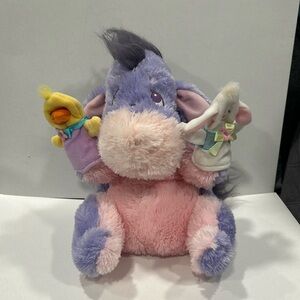 Disney Eeyore Easter Puppet Plush with Removable Chick and Bunny S27